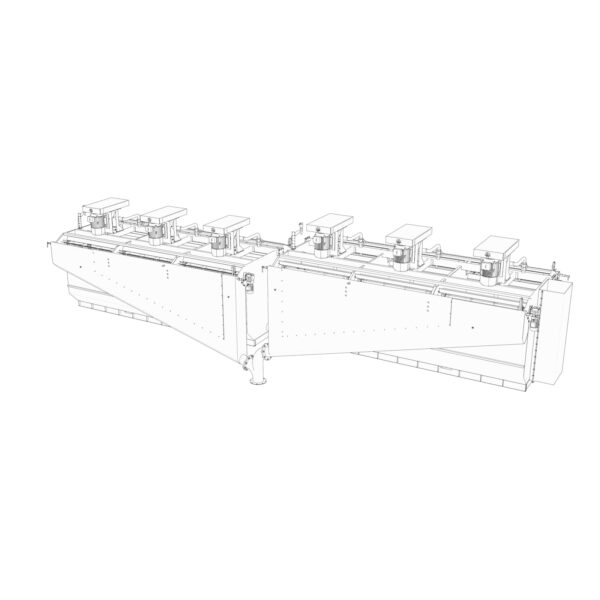 Dessin des cellules de flottation de Neyrtec Mineral