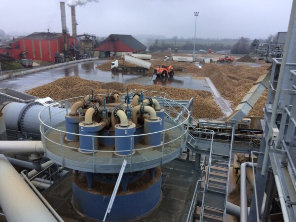 Chantier hydrocyclone