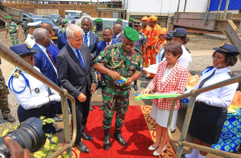 gabon inauguration OKOUMA